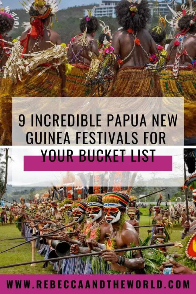 Looking for something off the beaten path? Intrepid travellers will have an amazing experience at one of these 9 mind-blowing Papua New Guinea festivals. Click through to learn more about PNG culture and how to attend the festivals. | #papuanewguinea #png #oceania #pngculture #gorokashow #hirimoale #hagenshow