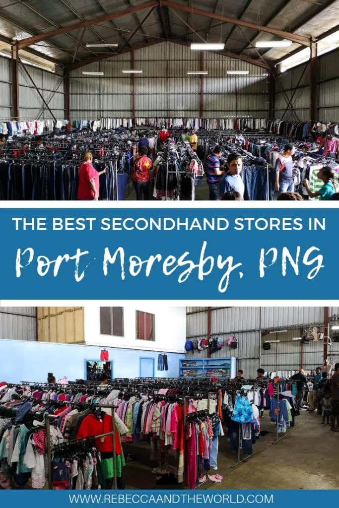 Shopping in Port Moresby, Papua New Guinea, doesn't compare to Paris, New York or London, but if you look closely you can find some great bargains. The second hand shops in Port Moresby often have designer labels for cheap prices - you just have to look hard. This guide highlights the best secondhand shops in Port Moresby. | #png #papuanewguinea #portmoresby #secondhandshopping