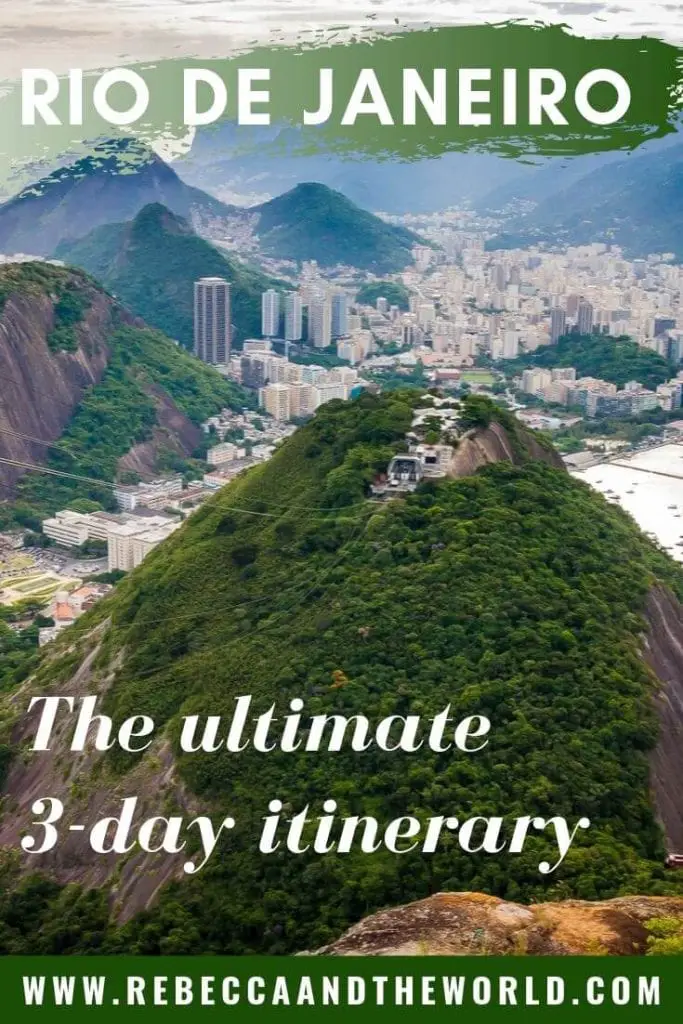 Planning 3 days in Rio de Janeiro? This Rio de Janeiro itinerary will help you make the most of 3 days in this incredible city. From the best things to do in Rio de Janeiro, to where to eat and stay, this Rio travel guide has you covered. | Rio de Janeiro | Brazil | Brazil Travel | South America | What to Do in Rio de Janeiro | Rio de Janeiro Itinerary | Visit Rio de Janeiro | Visit Brazil | South America Travel | Things to Do in Rio de Janeiro