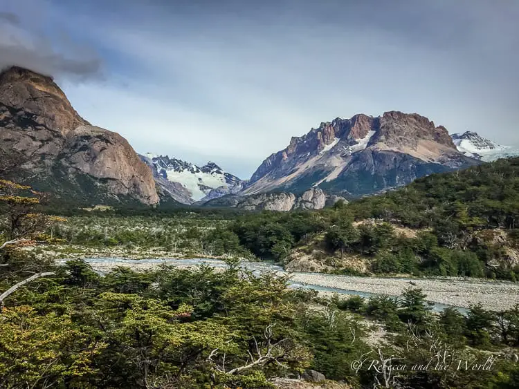 The lure of El Chalten's hiking trails draw trekkers from all around the world. Located in Argentine Patagonia, this small town is perfect for whiling away a few days and getting adventurous. Just don't get lost on one of the El Chalten hiking trails! Read on for what to expect, how to get to El Chalten and where to stay. | #argentina #patagonia #elchalten #elchaltenthingstodo #elchaltenhiking #elchaltenpatagonia #travelguide #hiking