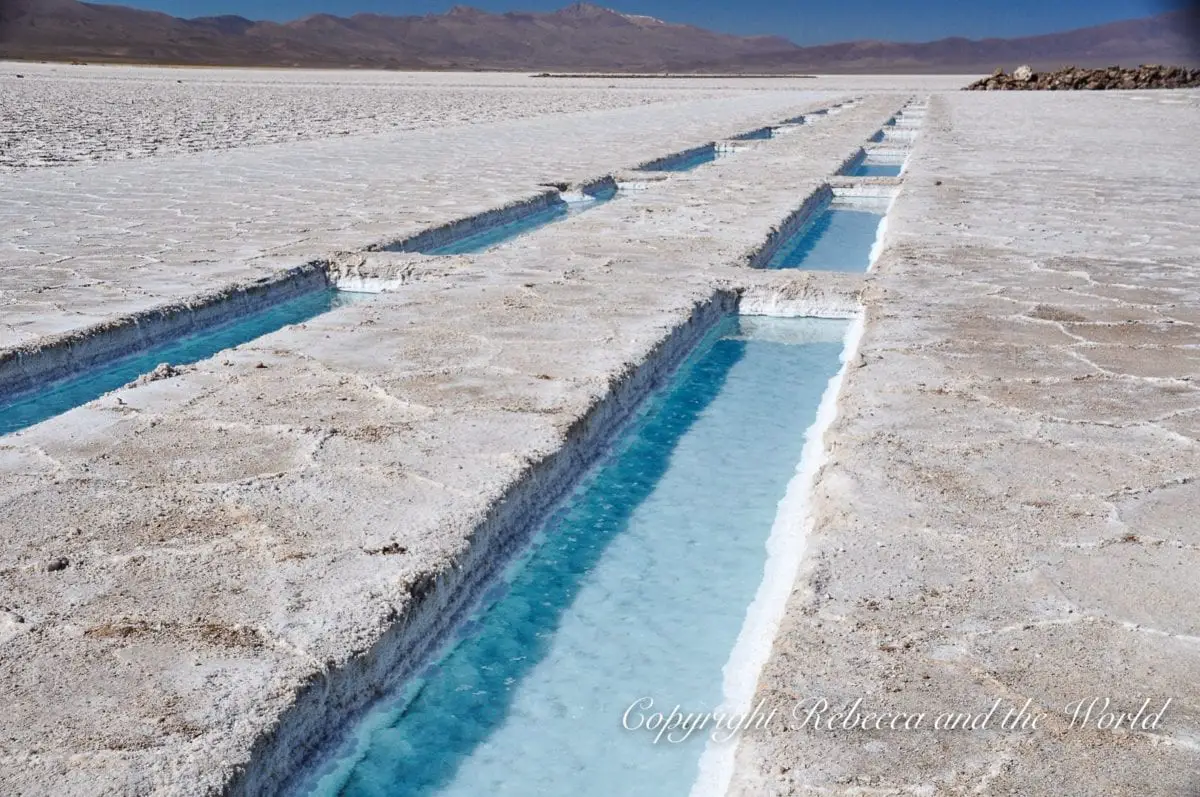 Visit the Salinas Grandes in northwest Argentina - the second-largest salt pan in the world
