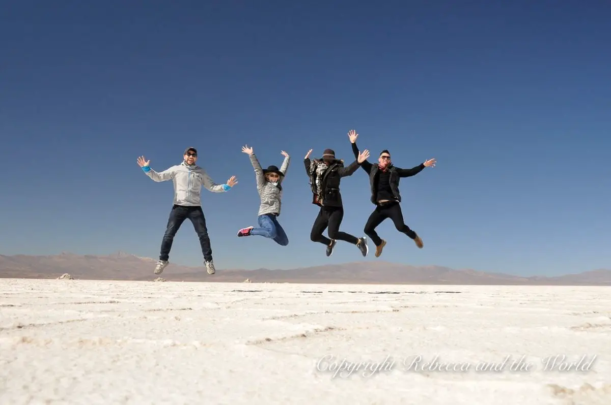Visit the Salinas Grandes in northwest Argentina - the second-largest salt pan in the world