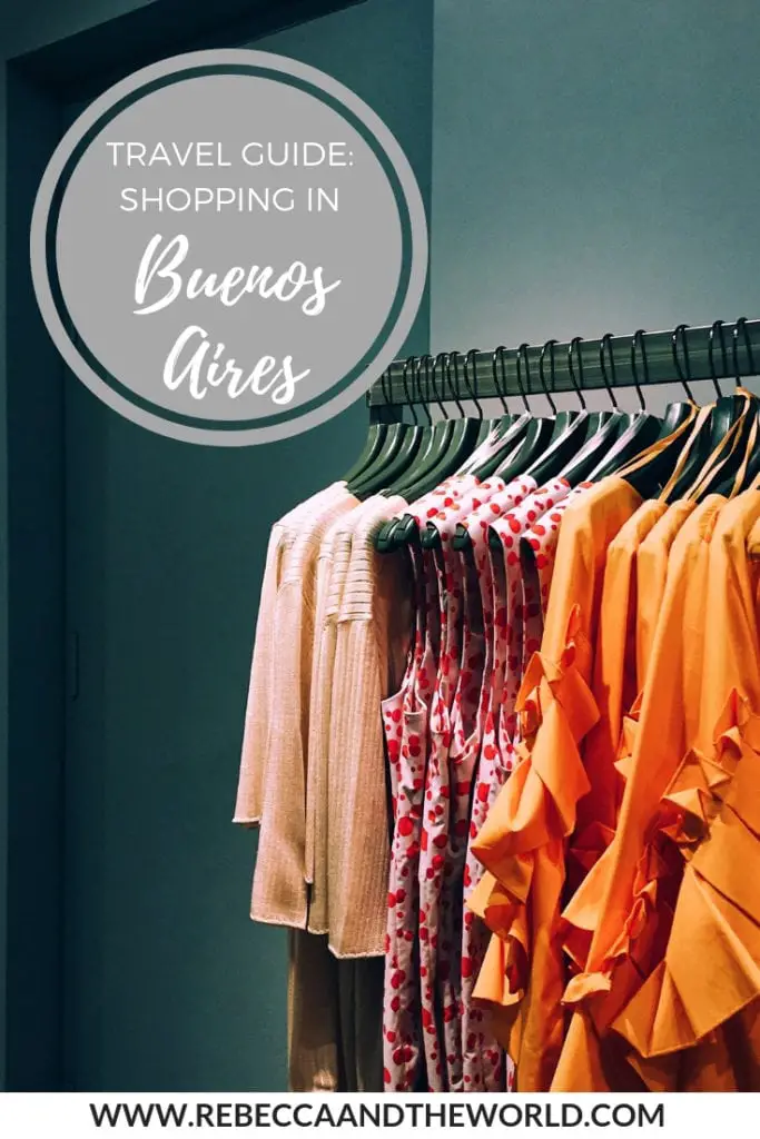 Visiting Buenos Aires and looking for a souvenir to take home? This guide walks you through the best neighbourhoods for shopping in Buenos Aires, what to buy, and the best markets in Buenos Aires. Shopaholics, you're going to love Buenos Aires! | #buenosaires #southamerica #argentina #shopping #leatherjacket #custom #cityguide #souvenirs #wine #shoppinginbuenosaires