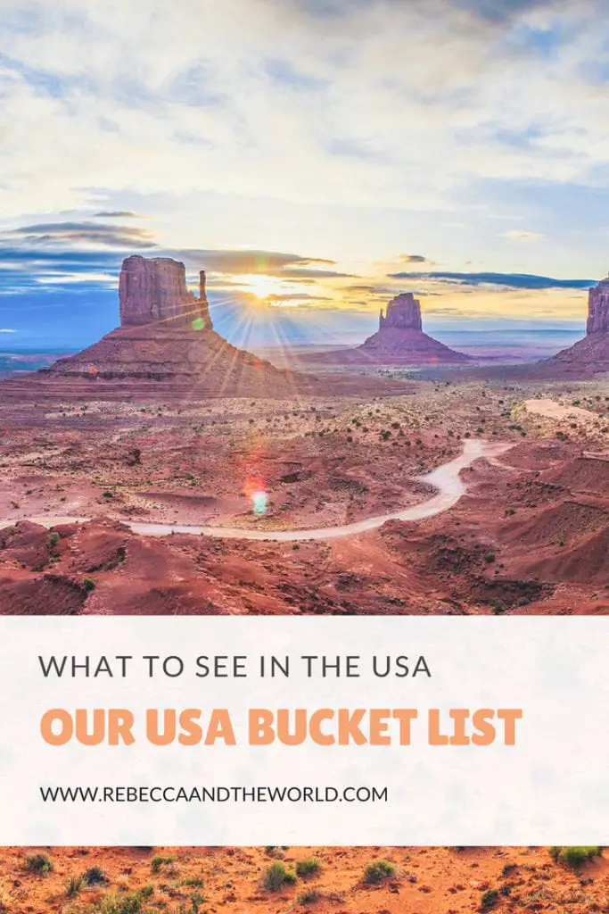 Our USA bucket list | A list of the best things to see and do in the United States. #usa #unitedstates #usabucketlist #bucketlist 
