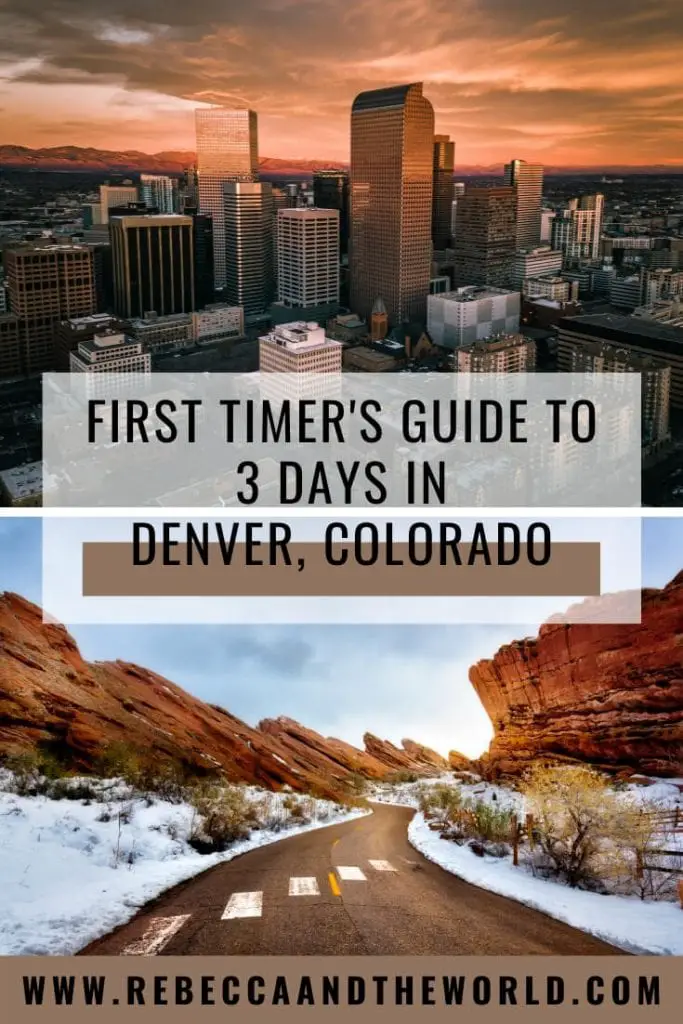 Planning to spend a weekend in Denver in winter? There's actually plenty to do! Check out this 3 days in Denver guide to find out what to do, where to eat and where to stay. | #denver #colorado #usa #usatravel #travelguide #weekendtrips #weekendtravel #wintertravel