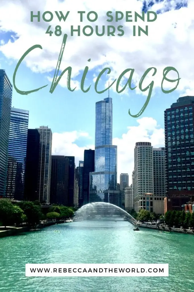 As the USA's 3rd largest city, it's hard to squeeze everything into 48 hours in Chicago - but it is possible with some careful planning. Here's what to do, see and eat on a weekend in Chicago. | #chicago #USAtravel #ChicagoItinerary #ThingsToDoInChicago #WeekendInChicago