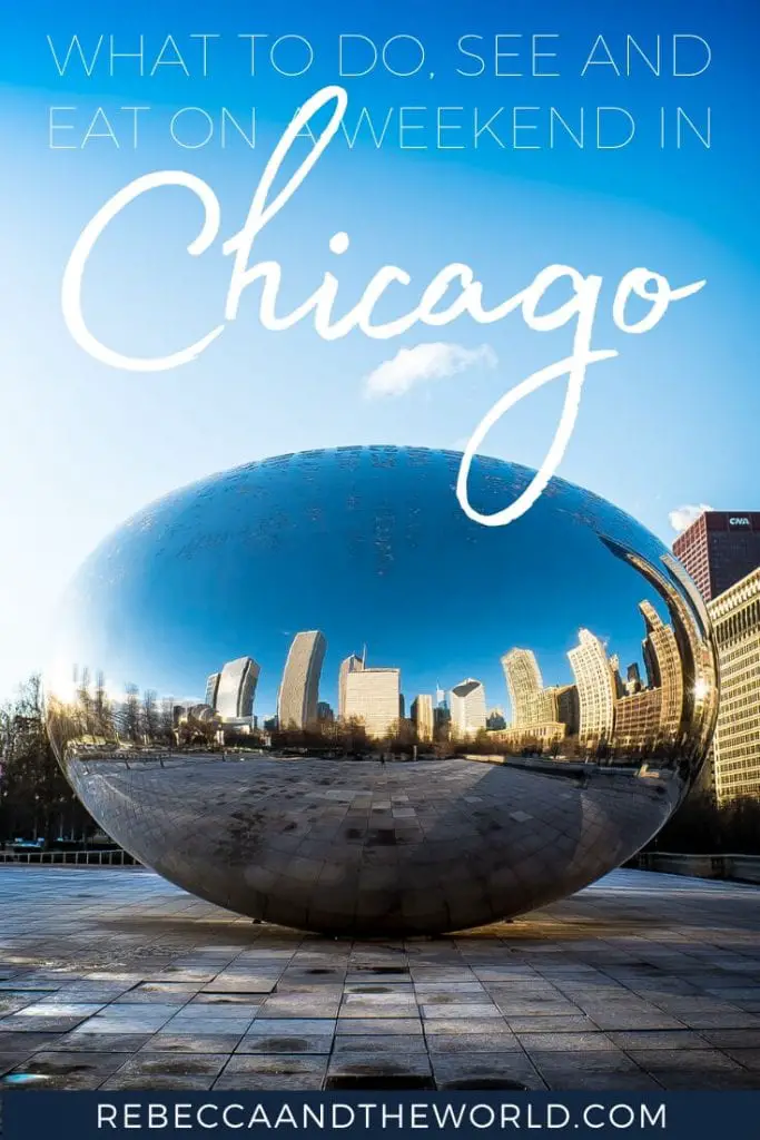 As the USA's 3rd largest city, it's hard to squeeze everything into 48 hours in Chicago - but it is possible with some careful planning. Here's what to do, see and eat on a weekend in Chicago. | #chicago #USAtravel #ChicagoItinerary #ThingsToDoInChicago #WeekendInChicago