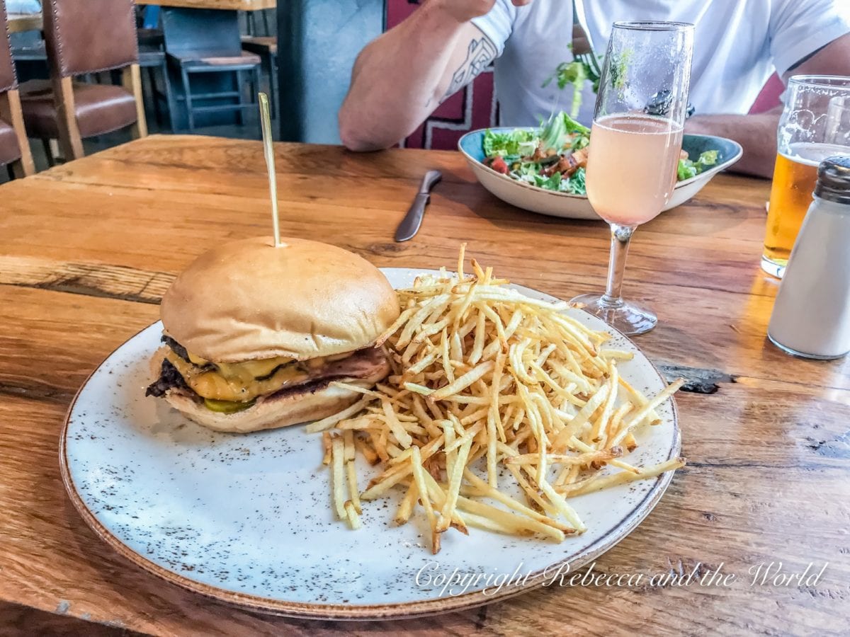 One of the best places to eat in Denton, Texas, is Barley and Board - they serve up what is possibly the best burger in Texas!