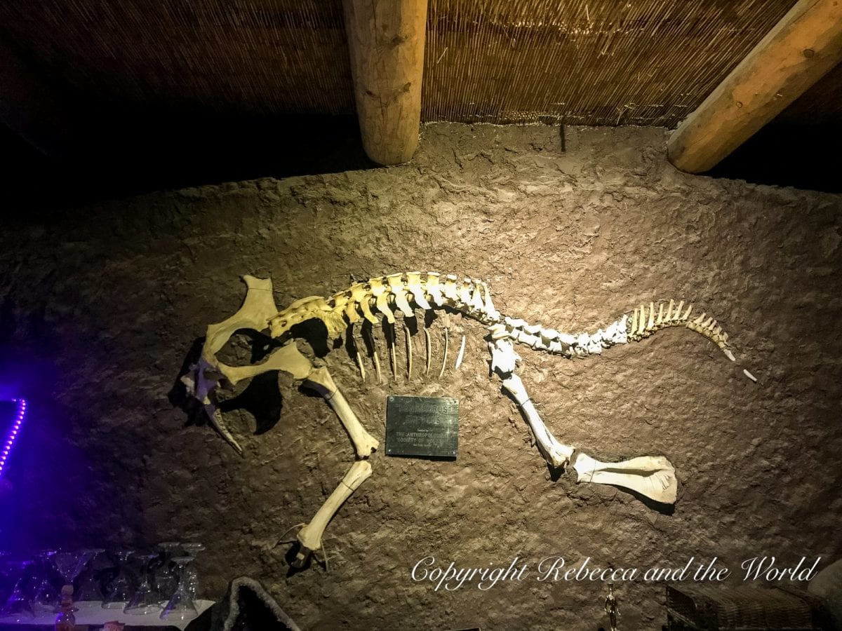 La Kiva is a must visit when on a Texas road trip - the walls of this cave restaurant have dinosaur bones embedded into them