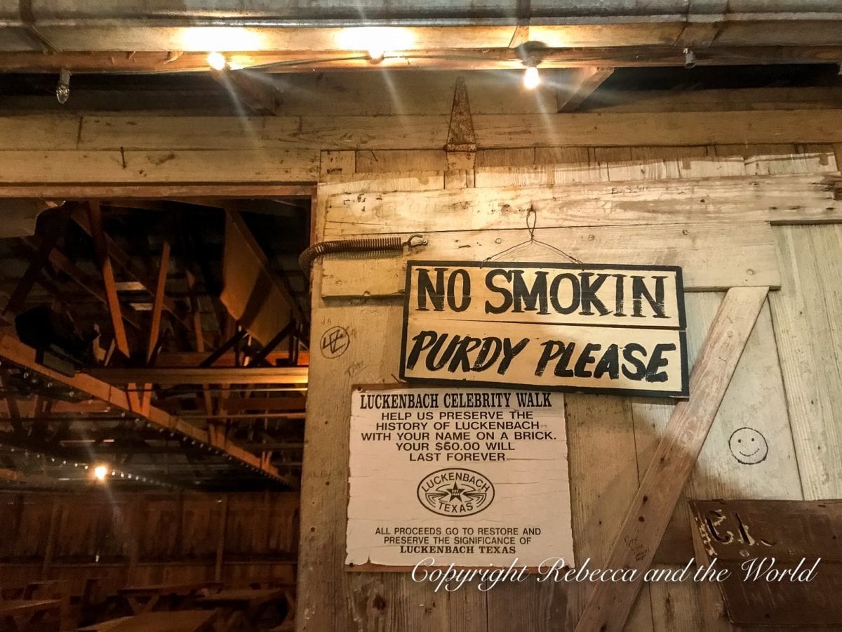 A trip to Fredericksburg, TX, isn't complete without a visit to Luckenbach, an old trading post town