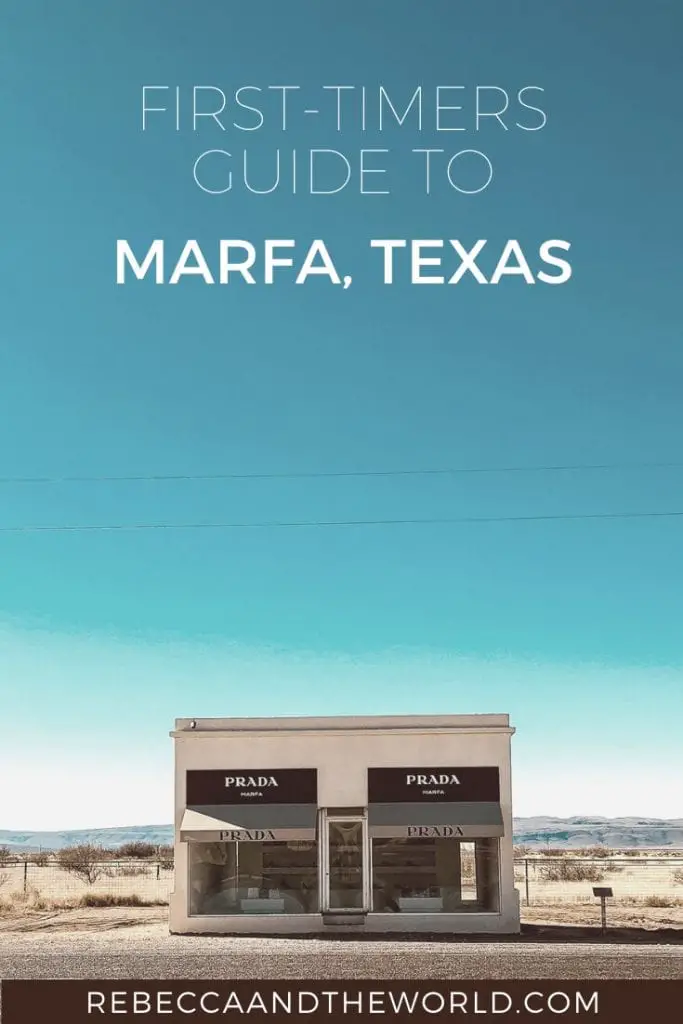 Have you heard of Marfa, Texas? It's one of the coolest and quirkiest towns in Texas! Spend a weekend in Marfa with this guide which shares what to do in Marfa, where to eat and where to stay in Marfa. | #marfa #texas #marfatexas #marfatx #weekendguide #thingstodoinmarfa