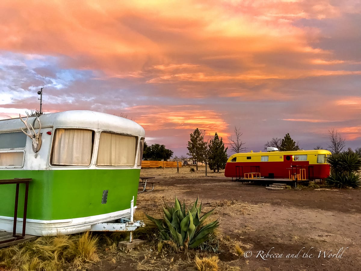 El Cosmico is one of the most glamping spots in West Texas