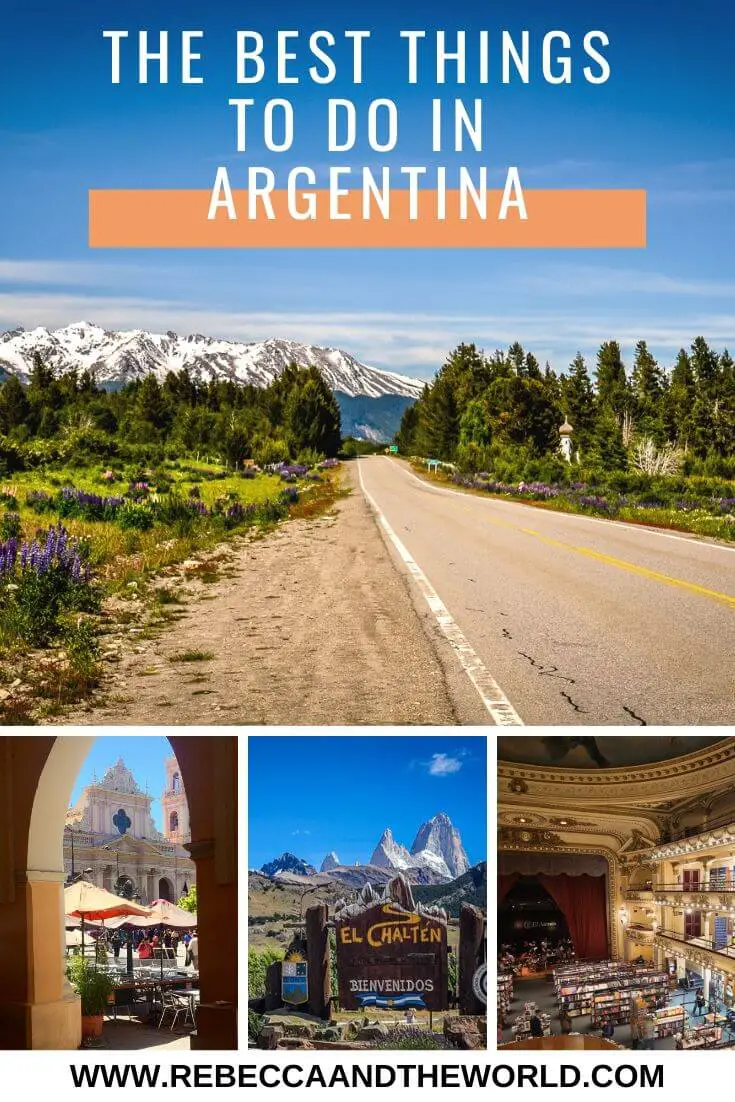 As the second largest country in South America, there are so many things to do in Argentina. Check out this list of 45+ of the best Argentina tourist attractions. From walking on a glacier, to tasting delicious wines, to experiencing Oktoberfest, there's something for everyone in Argentina. | #Argentina #southamerica #buenosaires #salta #peritomorenoglacier #wine #steak #argentinathingstodo #argentinatravel #argentinaitinerary #argentinavacation