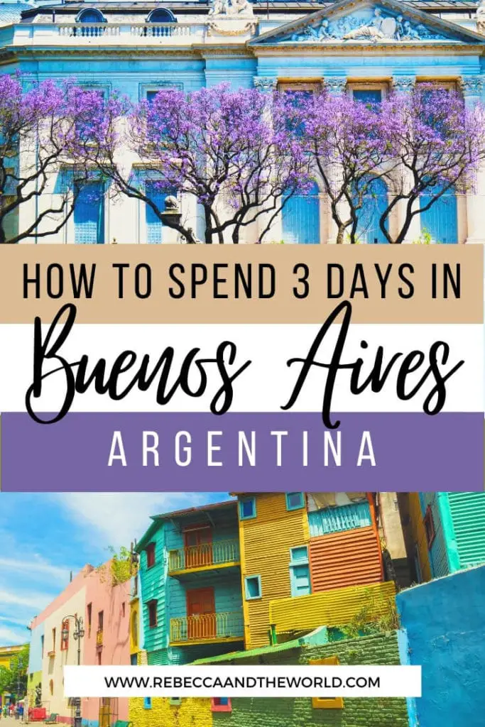 Only got 3 days in Buenos Aires? This local's Buenos Aires itinerary will help you plan your trip so you see, do and eat the best things Buenos Aires has to offer. | Buenos Aires Itinerary | 3 Days in Buenos Aires | Visit Buenos Aires | Visit Argentina | Things To Do in Buenos Aires | What To Do in Buenos Aires | Buenos Aires Attractions | Buenos Aires Must Do | Buenos Aires Travel | Visit Argentina | Argentina Travel | Buenos Aires Travel Guide | #BuenosAires #Argentina #SouthAmericaTravel