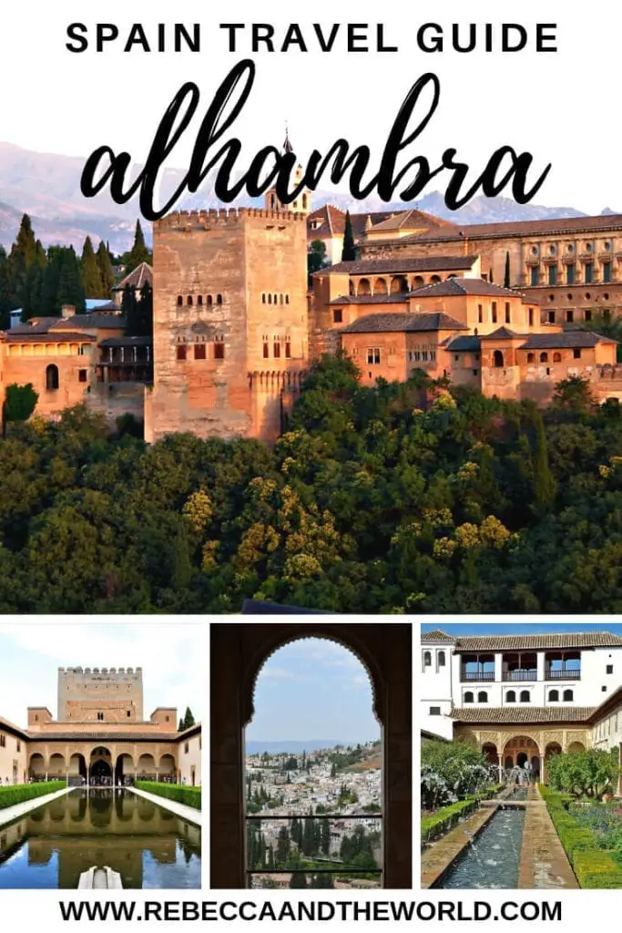 Visiting Granada? Read this guide BEFORE you buy your tickets for the Alhambra! Includes all the ways you can buy tickets for the Alhabram and what to do when Alhambra tickets are all sold out. | #granada #andalucia #andalusia #alhambragranada #alhambraspain #spainthingstodo #granadathingstodo