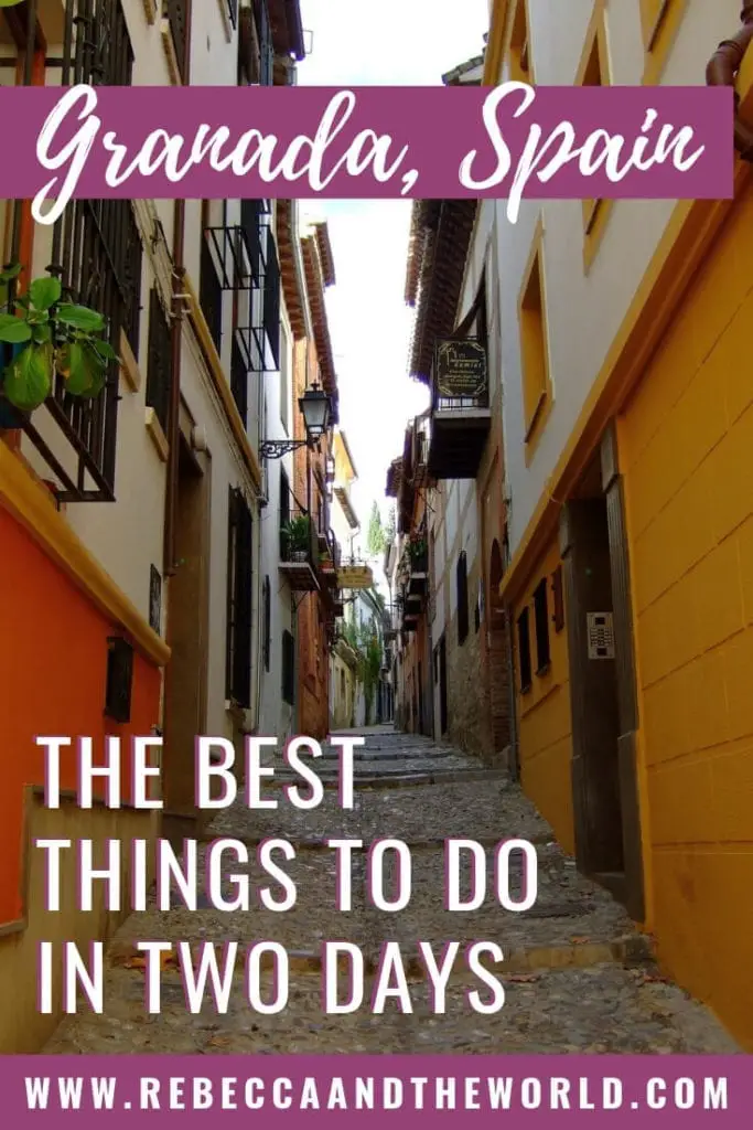 One of the most beautiful cities I've ever visited, there is so much to see and do in Granada in two days. This guide to spending 2 days in Granada highlights the best sights, eats and sleeps. | #spain #granada #andalucia #spanishfood #tapas #alhambra #itinerary #granadathingstodo