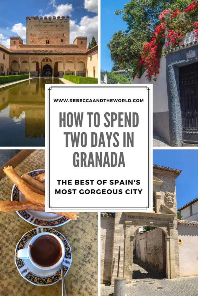 Things to do in Granada | One of the most beautiful cities I've ever visited, there is so much to see and do in Granada in two days. This guide highlights the best sights, eats and sleeps. #spain #granada #andalucia #spanishfood #tapas #alhambra #itinerary