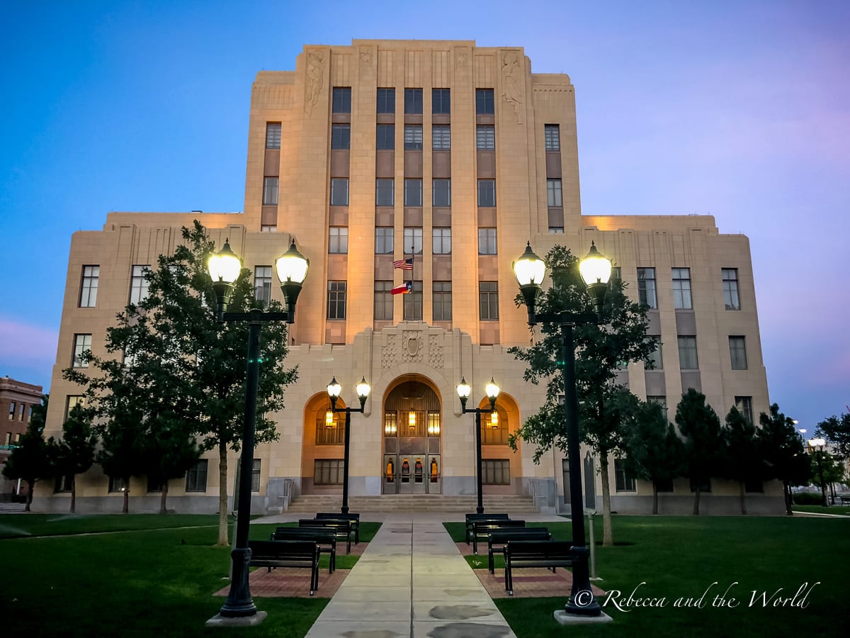 One of the best things to do in Amarillo, Texas, is enjoy the beautiful art deco buildings