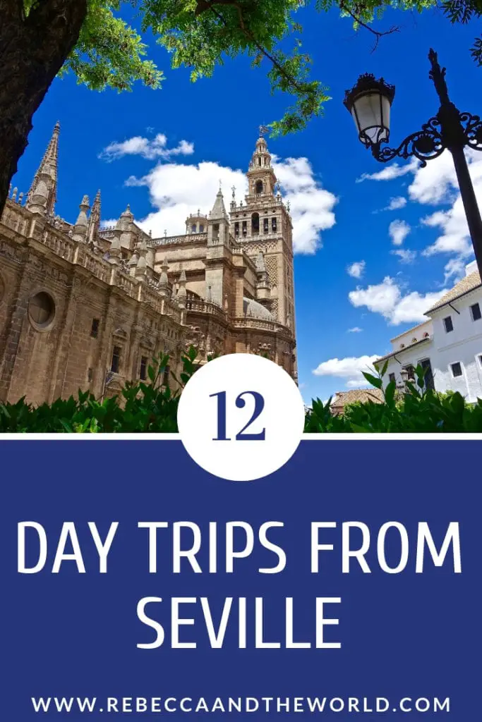 While Seville has enough to keep you busy for days or weeks, consider one of these 12 day trips from Seville. You'll escape the city for the famous pueblos blancos, beautiful beaches, historical cities and even a day trip into Portugal! | #daytrips #seville #spain #andalucia #sevillethingstodo #sevilledaytrips