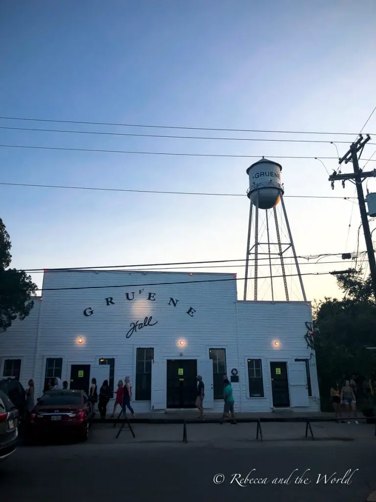 Seeing a show at the Gruene Hall should be top of your list of things to do in New Braunfels