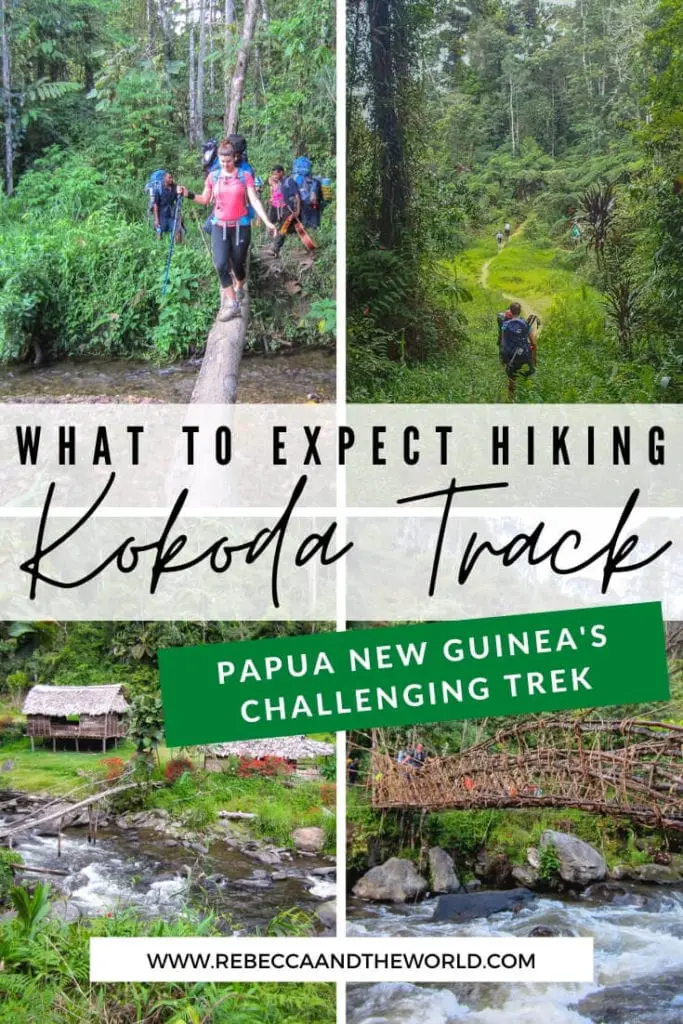 What's it like to trek Kokoda? This challenging hike in Papua New Guinea is worth the effort. This post explains day by day what to expect when hiking the challenging Kokoda Track in Papua New Guinea. | Kokoda Track | Kokoda Trail | Trek Kokoda | Hiking | Papua New Guinea | PNG | Visit Papua New Guinea | PNG Travel | PNG Tourism | Papua New Guinea Travel | Papua New Guinea Travel Guide | Papua New Guinea Travel Destinations | Papua New Guinea
