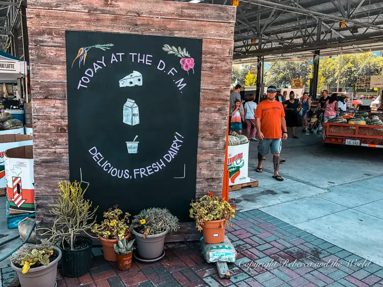 On your weekend in Dallas, stop by the Dallas Farmers Market for great produce and local food