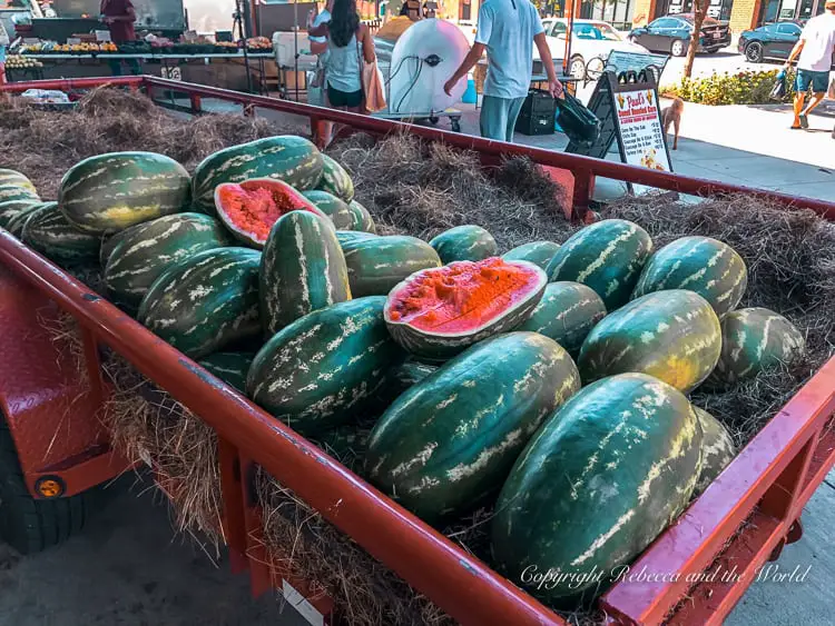 On your weekend in Dallas, stop by the Dallas Farmers Market for great produce and local food