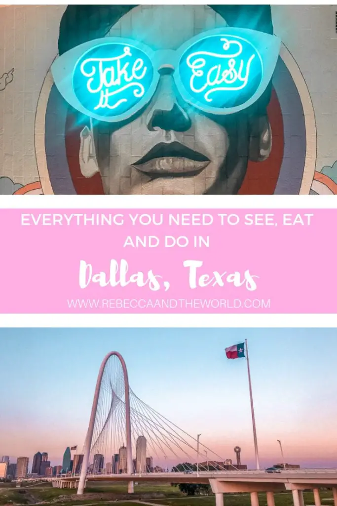 The US's 9th largest city has a lot to keep you busy. From eating and drinking, to cultural and historical pursuits, to wandering cute neighbourhoods, here's what to do on a weekend trip to Dallas, Texas. | #dallas #dallastx #texas #dallasweekendgetaway #dallasweekendtrip #thingstodoindallas #cityguide #foodie #dallastravelguide #travel
