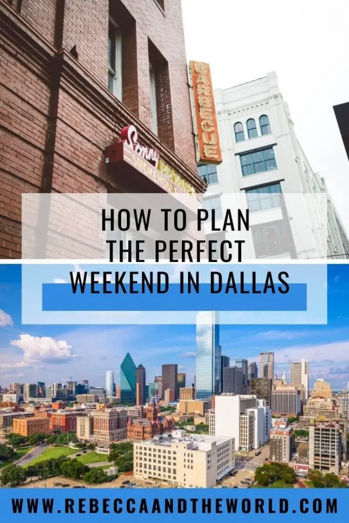 The US's 9th largest city has a lot to keep you busy. From eating and drinking, to cultural and historical pursuits, to wandering cute neighbourhoods, here's what to do on a weekend trip to Dallas, Texas. | #dallas #dallastx #texas #usatravel #dallasweekendgetaway #dallasweekendtrip #thingstodoindallas #weekendindallas #dallastravelguide #travel