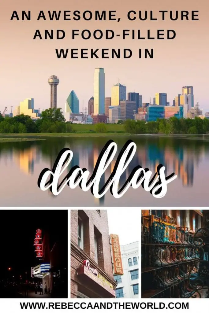 The US's 9th largest city has a lot to keep you busy. From eating and drinking, to cultural and historical pursuits, to wandering cute neighbourhoods, here's what to do on a weekend trip to Dallas, Texas. | #dallas #dallastx #texas #usatravel #dallasweekendgetaway #dallasweekendtrip #thingstodoindallas #weekendindallas #dallastravelguide #travel