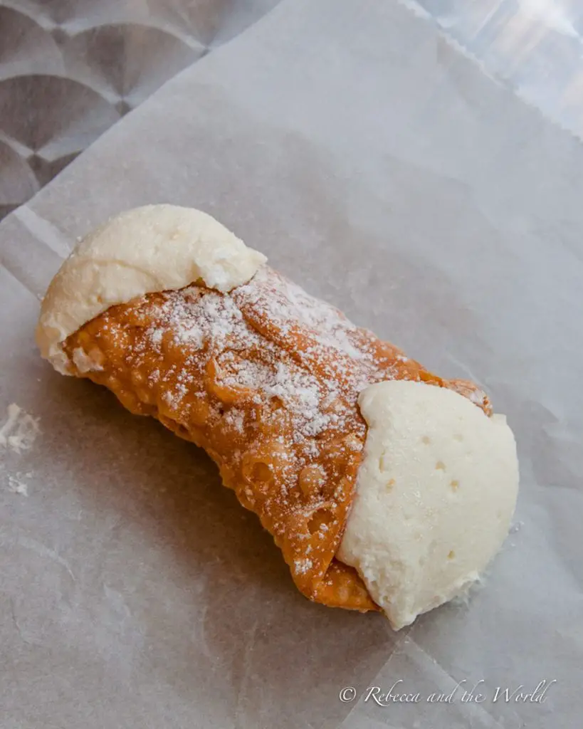 There's a "cannoli war" between Mike's Pasty and Modern Pastry in Boston - try both to see which one you prefer!