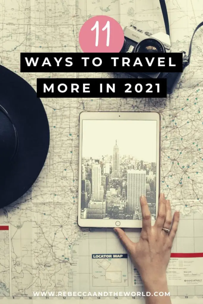 Do you work full time but also have an insatiable wanderlust? Don't believe the myths - you CAN work and travel at the same time. Here are 11 practical tips to help you travel more. Includes a downloadable 2021 vacation planner! | Full Time Work | Work Full Time | Travel More | Travel | Wanderlust | Full Time Worker | How To Travel More