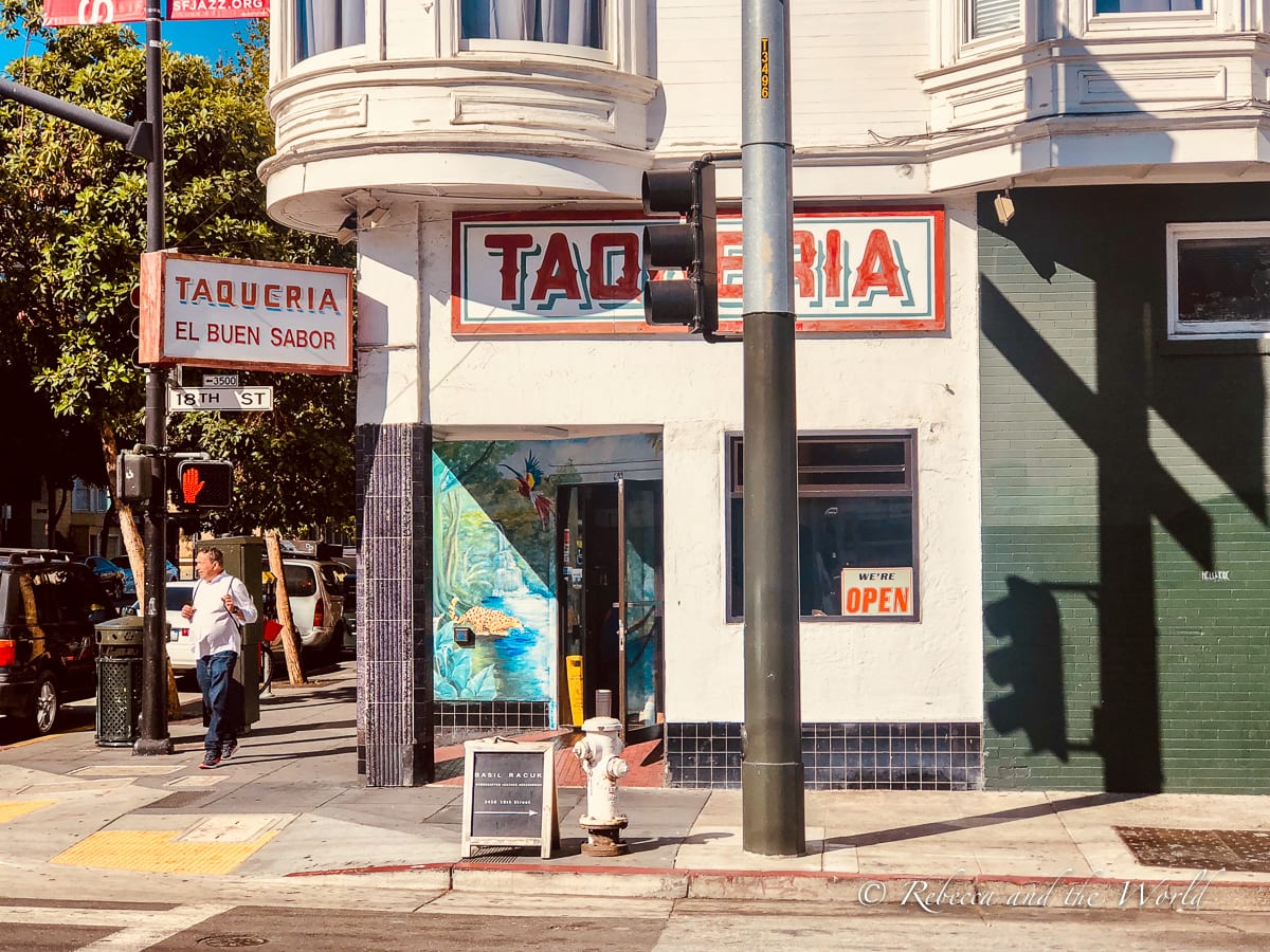 One of the best things to eat in San Francisco is a burrito from the Mission District