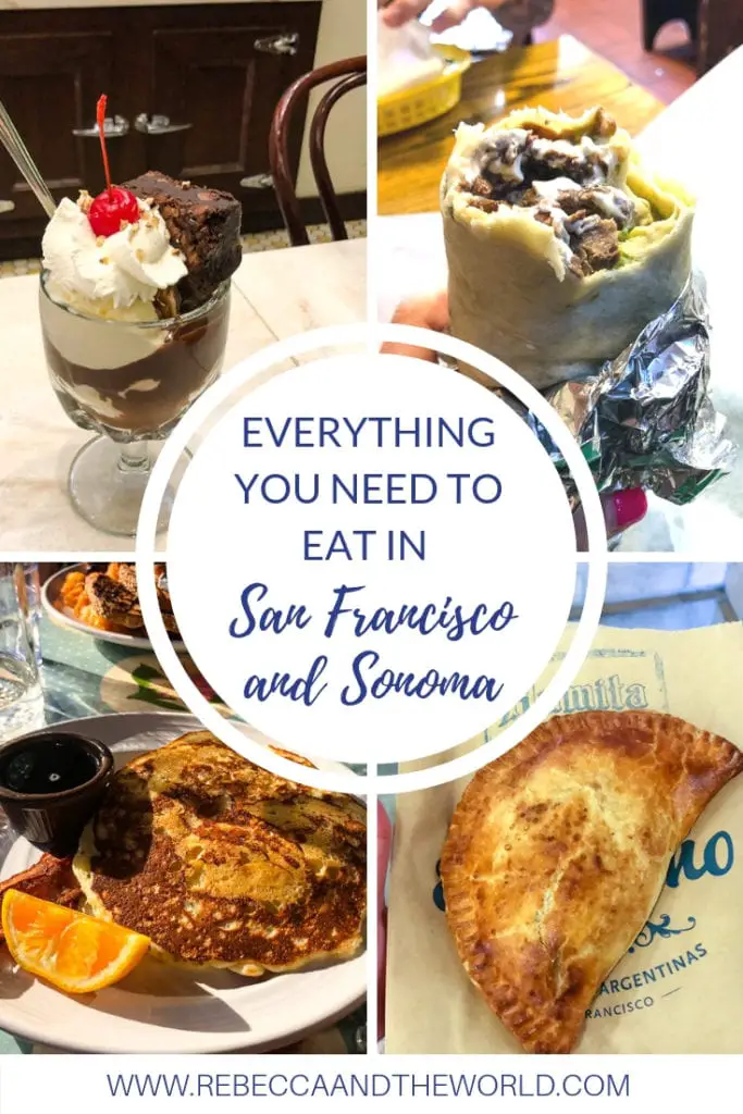 A weekend in San Francisco and Sonoma is a great way to try all the delicious food in these two cities. From what to eat in San Francisco to the best restaurants in Sonoma, check out this foodie guide to San Francisco and Sonoma. | #sanfrancisco #sonoma #foodie #foodietravels #whattoeatinsanfrancisco #bestrestaurants #citytravel #california #unitedstates #usa #food #wine #wheretoeat #placestoeat
