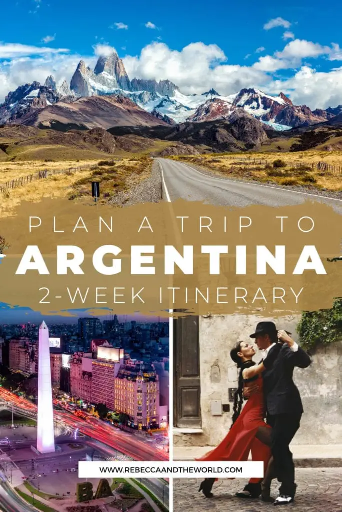 If you've only got 2 weeks in Argentina, check out this awesome Argentina itinerary (from someone who lived there). This 2-week itinerary will see you exploring cities, trekking on glaciers, walking under waterfalls and tasting wine in South America's most diverse country. | Things to do in Argentina | Visit Argentina | South America Travel | Places to Visit in Argentina | #Argentina #southamericatravel #buenosaires #patagonia #argentinatravel #argentinaitinerary #whattodoinargentina