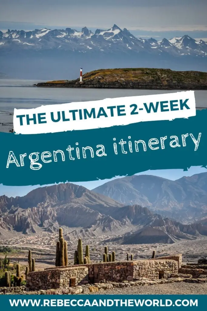 Argentina itinerary: how to spend 2 weeks in Argentina, South America's most diverse country. This 2-week itinerary will see you exploring big cities, trekking on glaciers, walking under waterfalls and tasting wine. | #argentina #southamerica #buenosaires #iguazufalls #northargentina #salta #patagonia