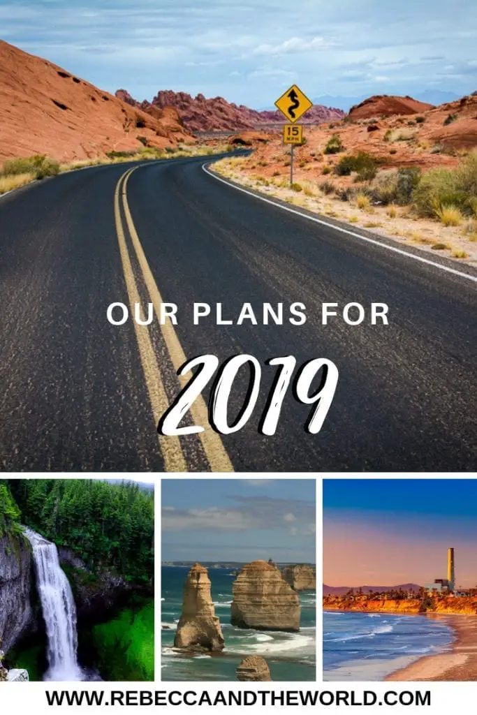 Our 2019 plans: 2019 is going to be a big year for us! Read on to find out why - and share your tips and recommendations! | #2019 #roadtrip #usa #australia #travel #gapyear