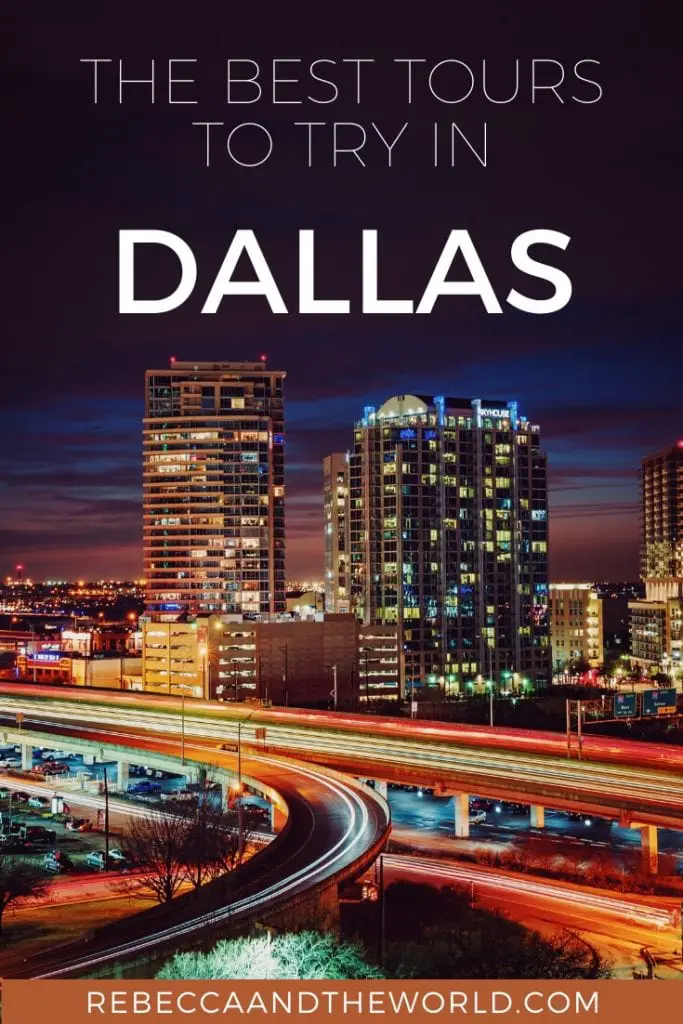 Visiting Dallas? Join one of these Dallas tours to experience the best of the city! From food to history to sport, there's a tour for everyone! | #dallas #texas #dallastx #dallastours #texastravel #tourtexas #usatravel #dallasthingstodo