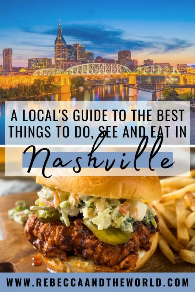 Planning a trip to Nashville? Our guide to Music City shows you what you absolutely must do on your first visit to Nashville, as well as some insider secrets to get you away from the tourist crowds. Read on! | #nashville #musiccity #nashvillethingstodo #tennessee #usatravel #usa