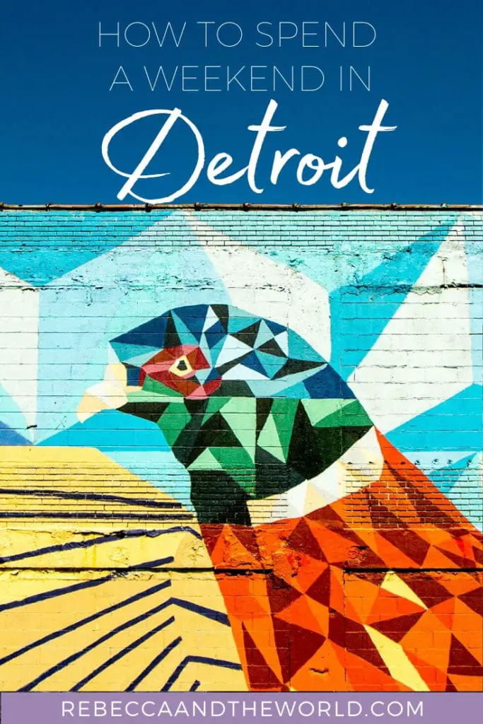 There's no doubt that Detroit, Michigan is going through a huge revival and now is the time to visit. From the best of the hot restaurant scene to museums and architecture, read on for an insider's guide to the best things to do on a weekend in Detroit. | #detroit #visitdetroit #michigan #usatravel #detroittravelguide #detroitthingstodo