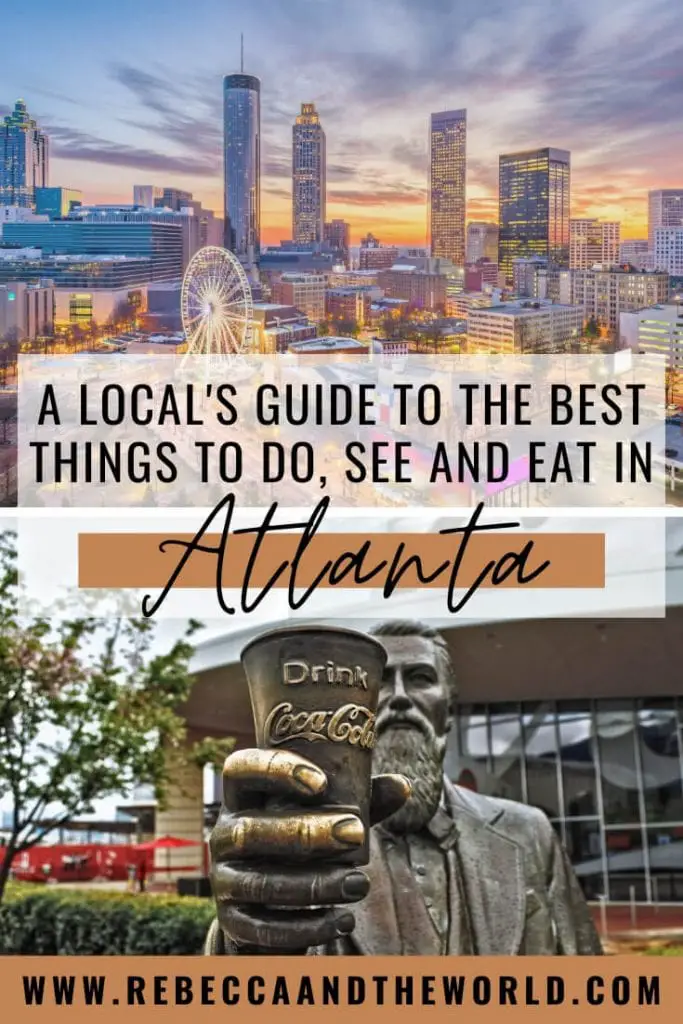 Planning a weekend in Atlanta, Georgia? Check out this guide to the best things to see, do and eat - all from a local! Includes what you MUST do on your first visit, as well as hidden gems that all the locals know. | Atlanta | Atlanta GA | Atlanta Things to Do | Georgia | USA Travel | Weekend in Atlanta | Things to Do in Atlanta | What to Do in Atlanta | 48 Hours in Atlanta | Long Weekend in Atlanta | Trip to Atlanta | Visit Atlanta