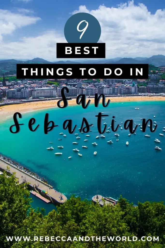 San Sebastian in northern Spain is a captivating city, with amazing food, history, beaches and wine. Plan your trip with this guide to the best things to do in San Sebastian. From food and wine to hiking and great views, this guide will help you build your San Sebastian itinerary. | San Sebastian Spain | Things To Do in San Sebastian | What To Do in San Sebastian | San Sebastian Itinerary | San Sebastian Food | San Sebastian Travel | Visit San Sebastian | Spain Travel