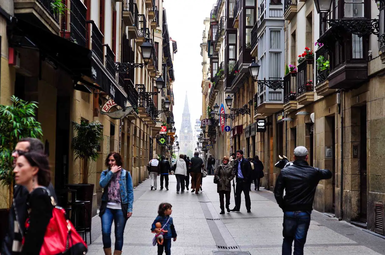 Getting lost in the Old Town is one of the best things to do in San Sebastian