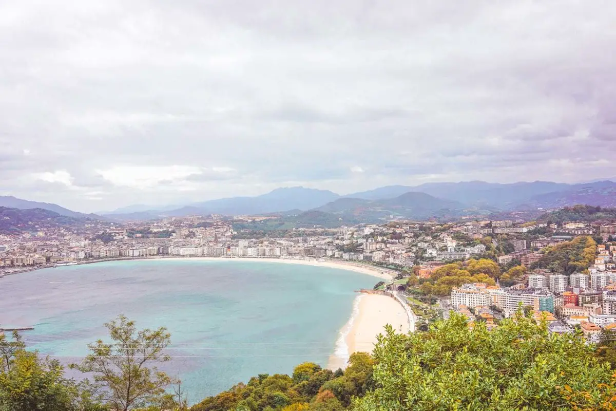 Monte Igueldo in San Sebastian offers stunning views over the city