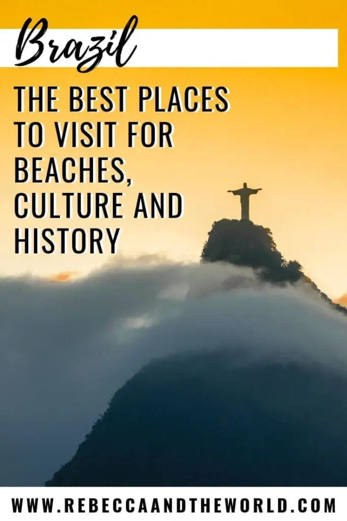 Wondering what to include on your Brazil itinerary? This list of the best places to visit in Brazil will have you experiencing beaches, culture, wildlife, architecture and history. Click through to see why Brazil is one of the most beautiful countries in the world. | #Brazil #SouthAmericatravel #Brazilthingstodo #travel #BrazilTravel