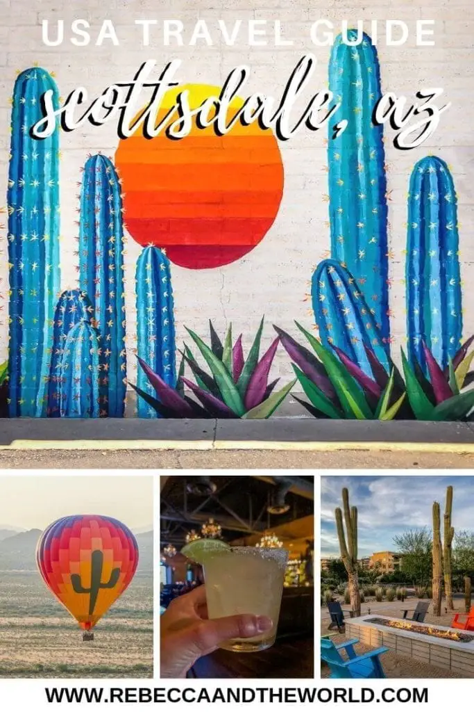 A weekend in Scottsdale, Arizona means the great outdoors, culinary delights, pampering and relaxation, and arts and culture. Here's everything you need to know before you visit Scottsdale and what to put on your Scottsdale itinerary! #scottsdale #experiencescottsdale #arizona #scottsdaleaz #scottsdalethingstodo #travelguide #weekendgetaway