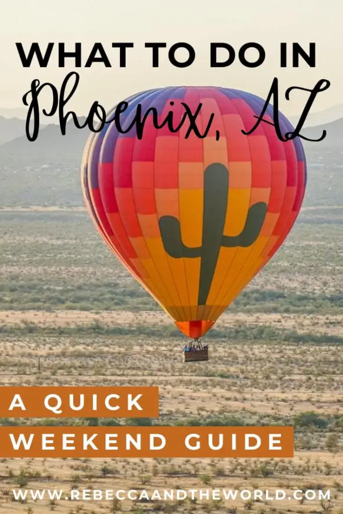 Only got 36 hours in Phoenix, Arizona? Here's your plan to make the most of the weekend or stopover. Click through for a guide to what to eat, see and do on your Phoenix itinerary. | #Phoenix #Arizona #PhoenixAZ #Arizonatravel #USATravel #travelguide