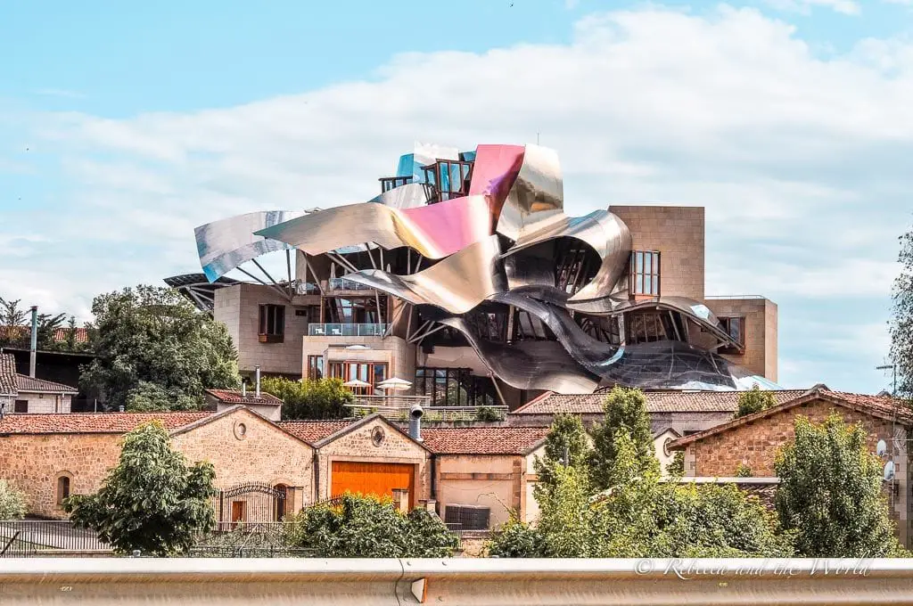 Bodegas Marques de Riscal is one of the stunning pieces of architecture in La Rioja