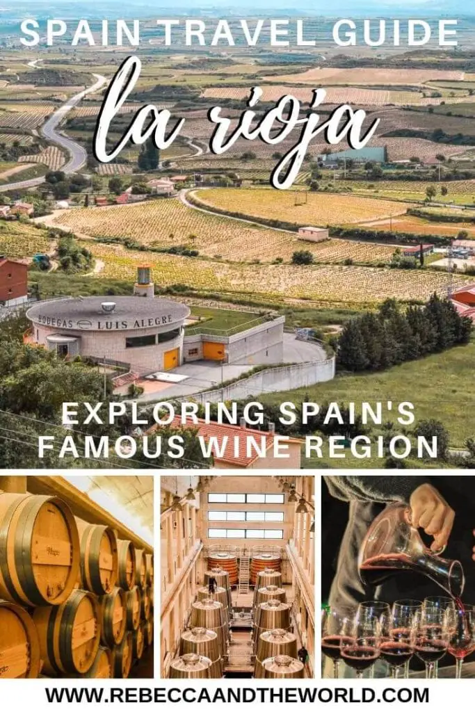 Planning a visit to the La Rioja wine region? Consider booking a La Rioja wine tour - an easy day trip from San Sebastian or Bilbao. Click through to read about what to expect on a day tour, as well as the best bodegas and wineries in La Rioja to visit to try Spain's famous Rioja wine. | #larioja #spain #spaintravel #winetour #wine