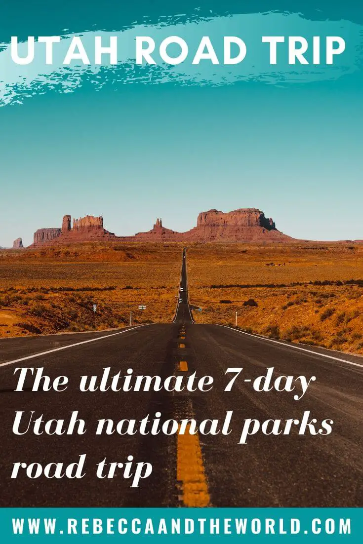 Want to see five national parks in a week? Try this 7-day Utah national parks road trip which takes you through Utah and Arizona! | #zionnp #brycecanyon #roadtrip #Utah #canyonlands #archesnp #Arizona #nationalparks #usatravel #capitolreefnp